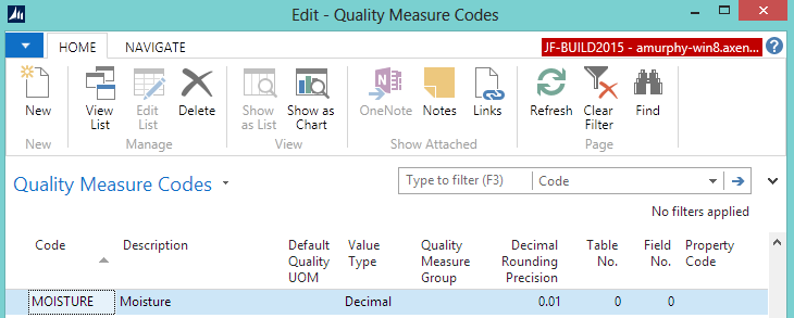 Quality Measure Codes