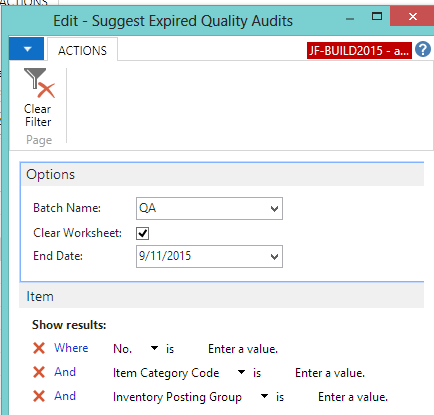 Suggest Quality Audits