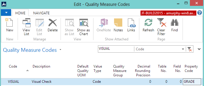 Quality Measure Codes