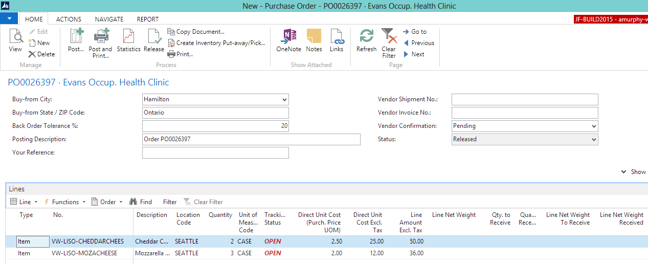 Purchase Order